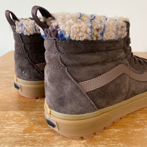 Vans SK8-Hi MTE-1 Brown Gum Sherpa - Size 11.5 - Picture 7 of 13
